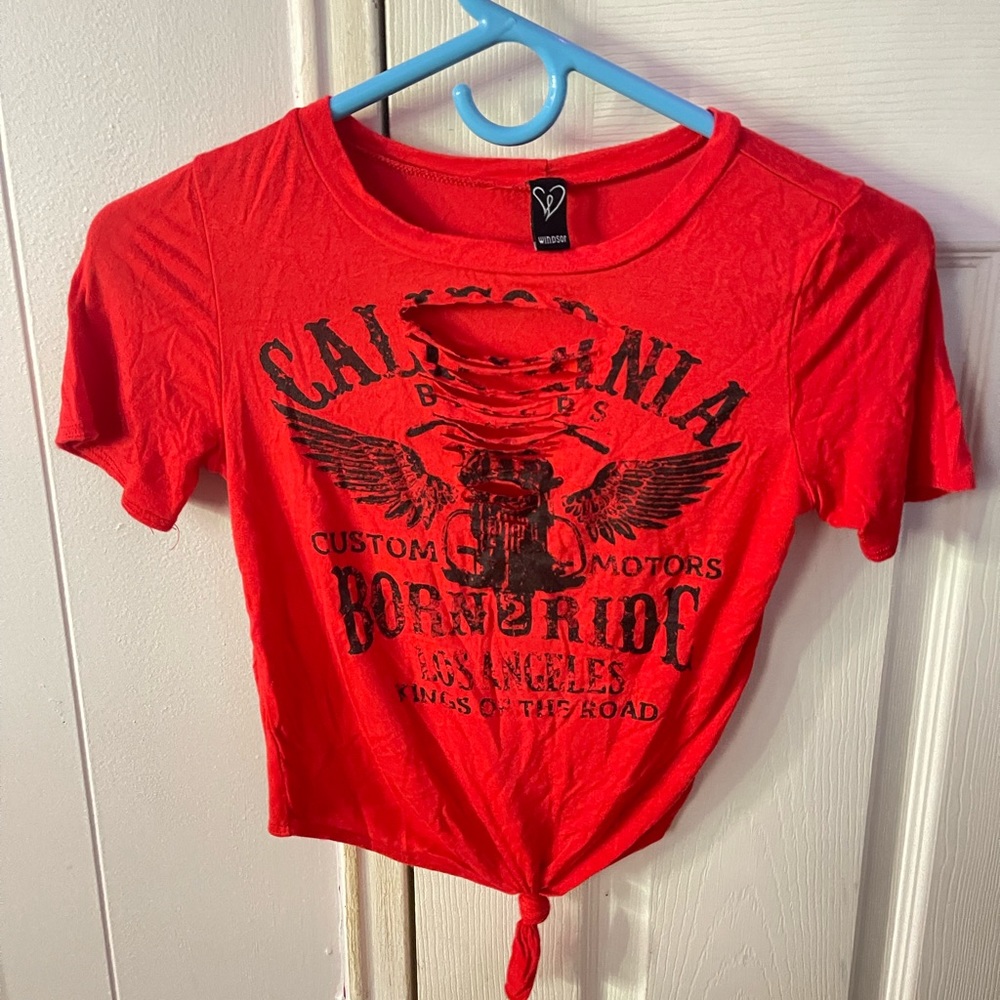 Windsor small distressed t-shirt.